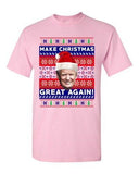 New Trump President Make Christmas Great Again Ugly Xmas Adult DT T-Shirt Tee