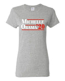 Ladies Michelle Obama '20 First Lady USA President Political DT T-Shirt Tee