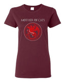 Ladies Mother Of Cats Pet Dragons Animal TV Funny Parody DT T-Shirt Tee