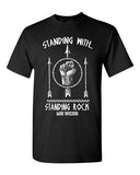 Native Standing With Standing Rock Indian Support Protest Adult DT T-Shirt Tee