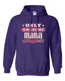 Only Awesome Mama Get Hugged A Lot Mother Mom Mommy Gift Funny Sweatshirt Hoodie