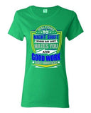Ladies Welcome To Night Shift Good Work Unnoticed Funny DT T-Shirt Tee