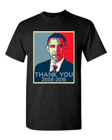 New Thank You President Obama United States America USA Adult DT T-Shirt Tee