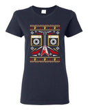 Ladies Guitar Rock n' Roll Music Face Band Ugly Christmas Funny DT T-Shirt Tee