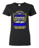 Ladies Welcome To Night Shift Good Work Unnoticed Funny DT T-Shirt Tee
