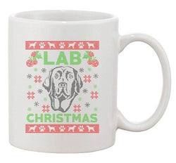 Lab Dog Christmas Pet Puppy Paw Hound Ugly Christmas Funny DT Coffee 11 Oz Mug