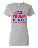 Ladies TP Trump Pence 2016 Vote for President USA Election (A) DT T-Shirt Tee