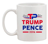 TP Trump Pence 2016 Vote for President USA Election (A) DT Coffee 11 Oz Mug
