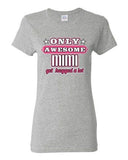 Ladies Only Awesome Mimi Get Hugged A Lot Mama Mother Mom Funny DT T-Shirt Tee