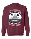 58th Presidential Inauguration Day President Donald Trump DT Crewneck Sweatshirt