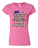 Junior She Was Warned Given Explanation Nevertheless She Persisted DT T-Shirt