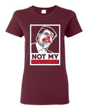 Ladies Trump Clown Not My President Anti Trump Election 2016 DT T-Shirt Tee