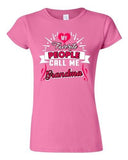 Junior My Favorite People Call Me Grandma Grandmother DT Funny T-Shirt Tee