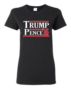 Ladies Trump Pence 2016 Vote Support Campaign Election America DT T-Shirt Tee