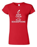 City Shirts Junior Keep Calm And Play Sousaphone Music Lover DT T-Shirt Tee