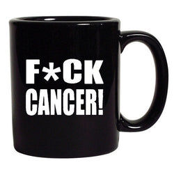 F*ck Cancer Survivor DT Coffee 11 Oz Black Mug
