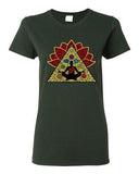 Ladies Yoga Meditation Elements Relax Energy DT T-Shirt Tee