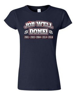 Junior Job Well Done World Champion New England Football Sports DT T-Shirt Tee