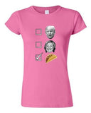 Junior No For Trump No For Hillary Yes For Tacos President 2016 DT T-Shirt Tee