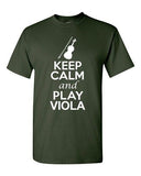 City Shirts Keep Calm And Play Viola String Music Lovers DT Adult T-Shirts Tee