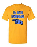 I'm With Deplorable Trump President 2016 Campaign Political DT Adult T-Shirt Tee