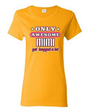 Ladies Only Awesome Mimi Get Hugged A Lot Mama Mother Mom Funny DT T-Shirt Tee