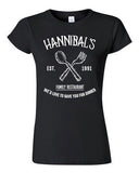 Junior Hannibals Family Restaurant Love To Have You For Dinner DT T-Shirt Tee
