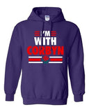 I'm With Corbyn Politician Campaign Support DT Sweatshirt Hoodie