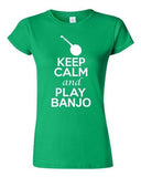 City Shirts Junior Keep Calm And Play Banjo String Music Lovers DT T-Shirt Tee