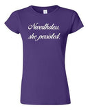 Junior Nevertheless, She Persisted Women Senator Persists Support T-Shirt Tee