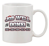 Amazing 5-Time World Champion New England Football Sports DT Coffee 11 Oz Mug