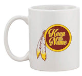 Keep The Name Washington Football Parody Sports DT Ceramic White Coffee Mug