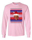 Long Sleeve Adult T-Shirt Bernie Sanders Reindeer Bern Ugly Christmas Funny DT