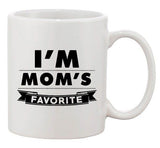 I'm Moms Favorite Mommy Mothers Funny Gift DT White Coffee 11 Oz Mug