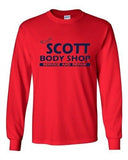 Long Sleeve Adult T-Shirt Keith Scott One Tree Hill Body Shop North Carolina TV