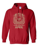 Aries All Men Are Created Equal Best Born In April Funny DT Sweatshirt Hoodie