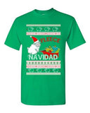 Fleece Navidad Sheep Ugly Christmas Holiday Gift Funny Adult DT T-Shirt Tee