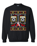 Guitar Rock n' Roll Music Band Face Ugly Christmas Funny DT Crewneck Sweatshirt