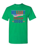 Hilliary Prison 2016 Hillary Liar Flag President Political DT Adult T-Shirt Tee