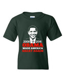 President Barack Obama Made America Great Again USA DT Youth T-Shirt Tee