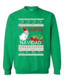 Fleece Navidad Sheep Ugly Christmas Holiday Gift Funny  DT Crewneck Sweatshirt