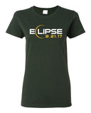 Ladies Eclipse Solar Moon 08.21.17 August Sun Astrology Funny DT T-Shirt Tee