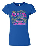 Junior Queens Are Born In December Crown Birthday Funny DT T-Shirt Tee