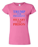 Junior Trump for President Hillary For Prison USA 2016 Political DT T-Shirt Tee