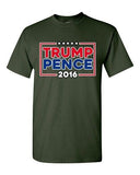 Trump Pence 2016 Vote USA America Campaign Election (B) DT Adult T-Shirt Tee