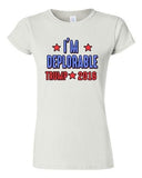 Junior I'm Deplorable Trump 2016 President Republican Political DT T-Shirt Tee