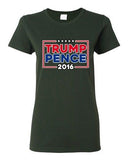 Ladies Trump Pence 2016 Vote USA America Campaign Election (B) DT T-Shirt Tee