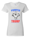 Ladies Pumped For Trump Vote President 2016 Campaign Political DT T-Shirt Tee