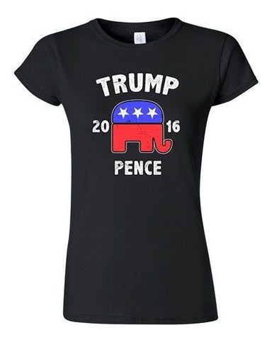 Junior Trump Pence 2016 Republican President USA 2016 Political DT T-Shirt Tee