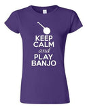 City Shirts Junior Keep Calm And Play Banjo String Music Lovers DT T-Shirt Tee